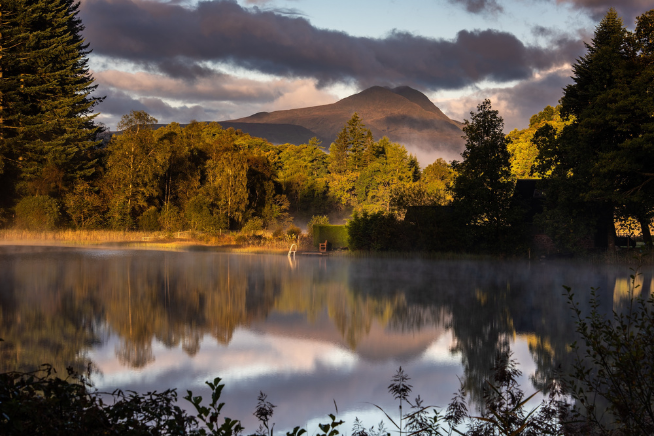 Looking Across Ben Lomond Loch Ard